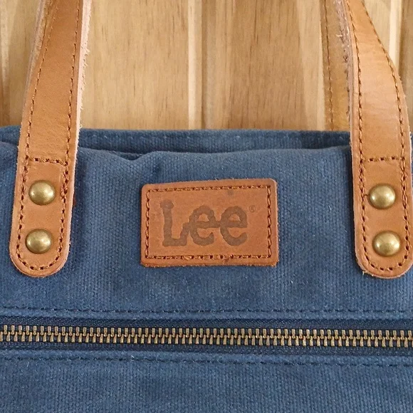 Lee Waxed Canvas Leather Crossbody Purse - Picture 2 of 9